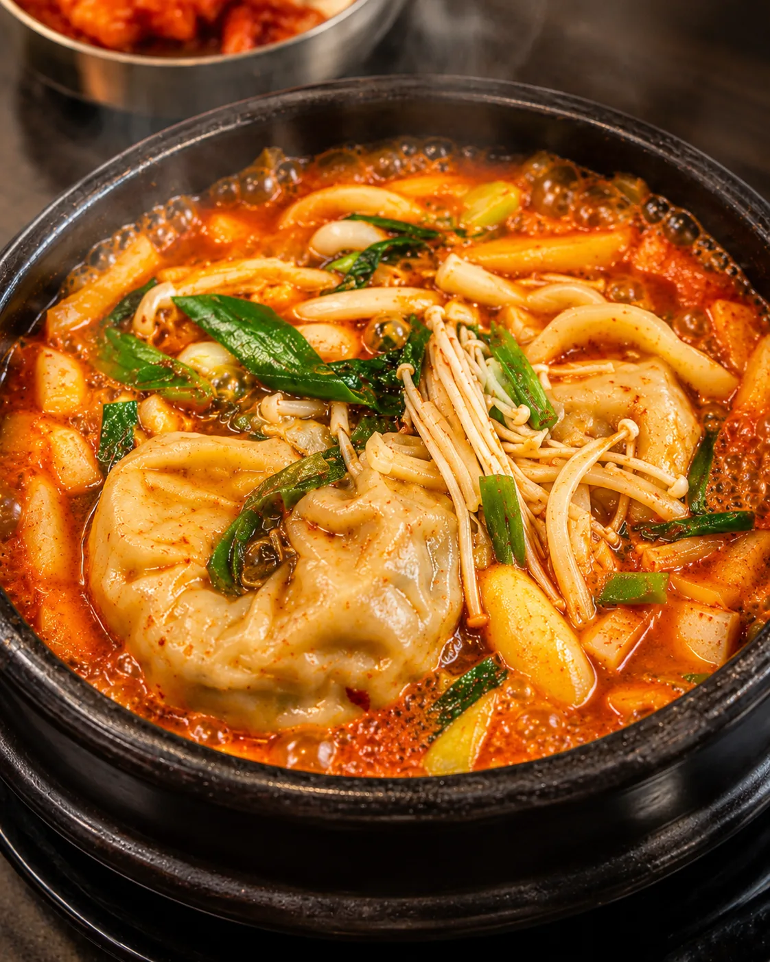 뚝배기만두전골 메뉴 사진